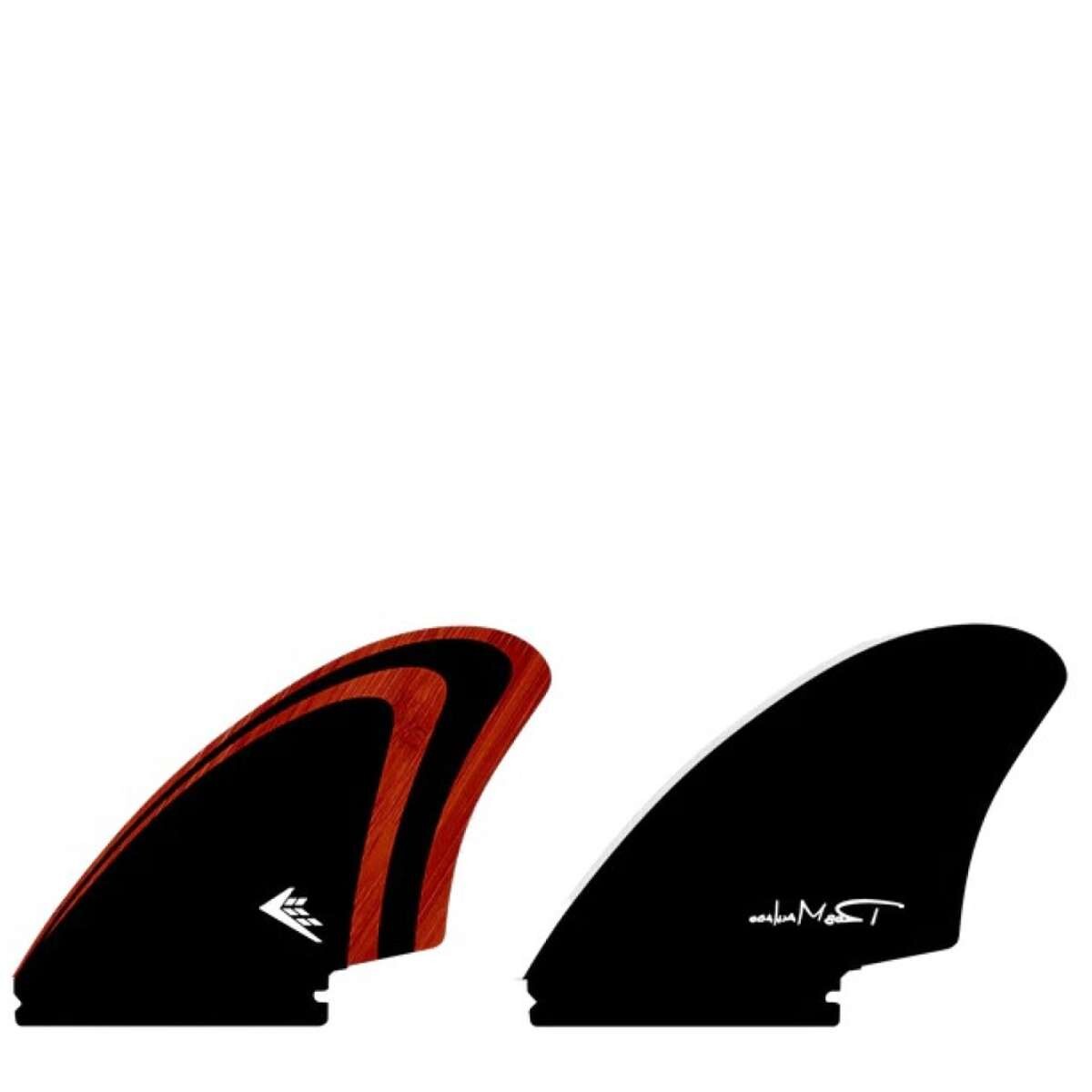 Quilla Firewire Machado Twin Keel Single Tab - Negro con Rojo 