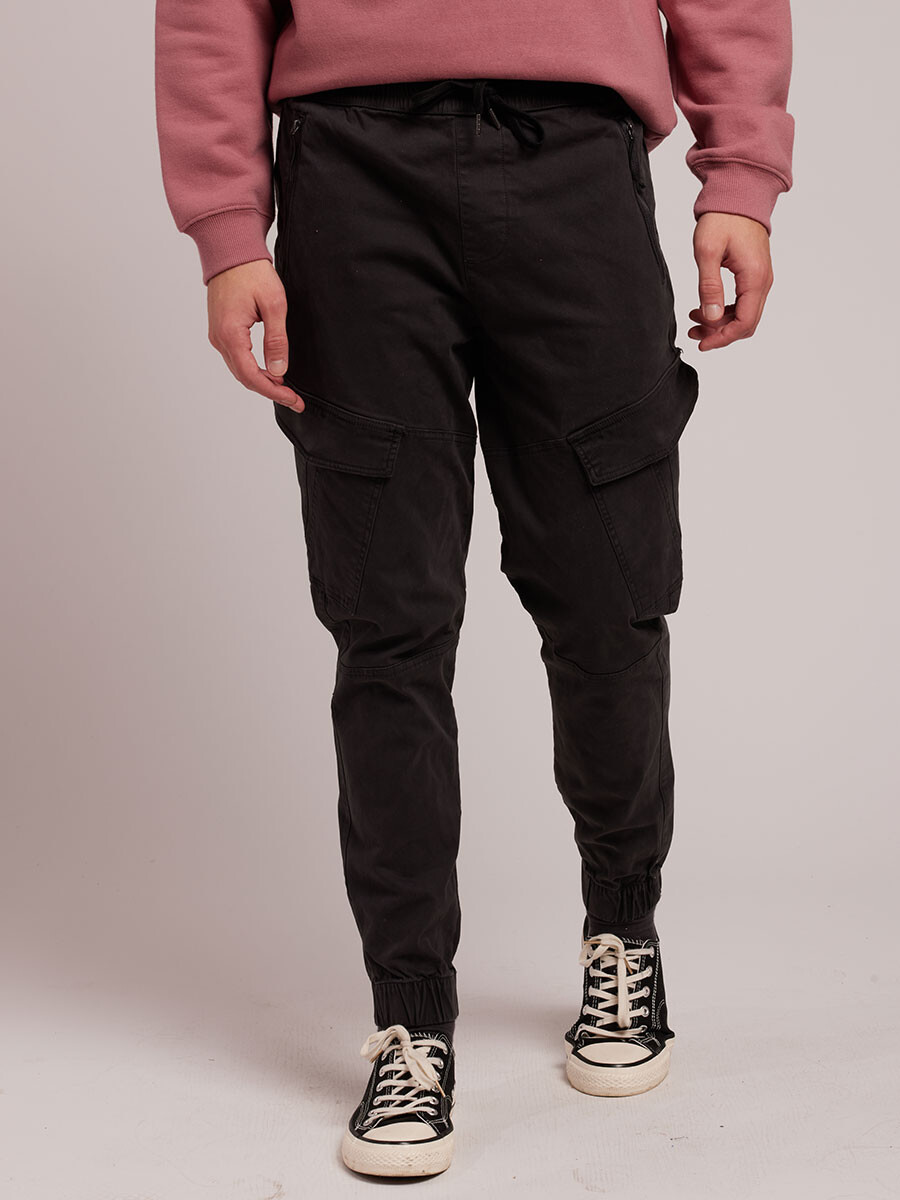 PANTALON CARGO PAOLOW24 RUSTY - Gris Oscuro 