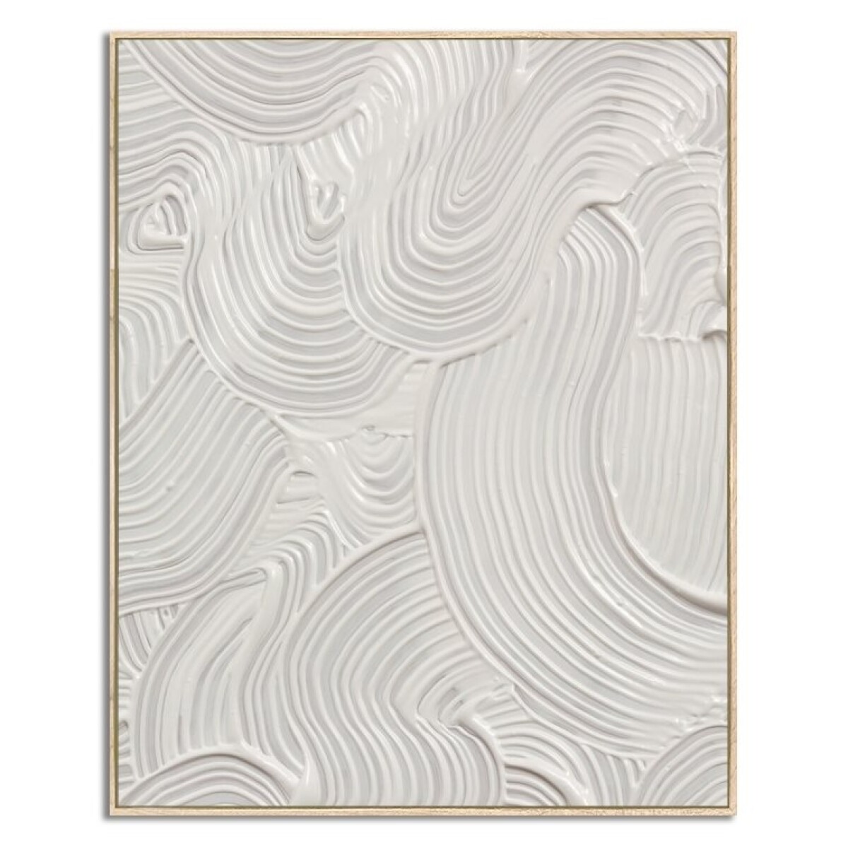 CUADRO CANVAS 40x50cm MARCO PINTURA LINEAS 1 