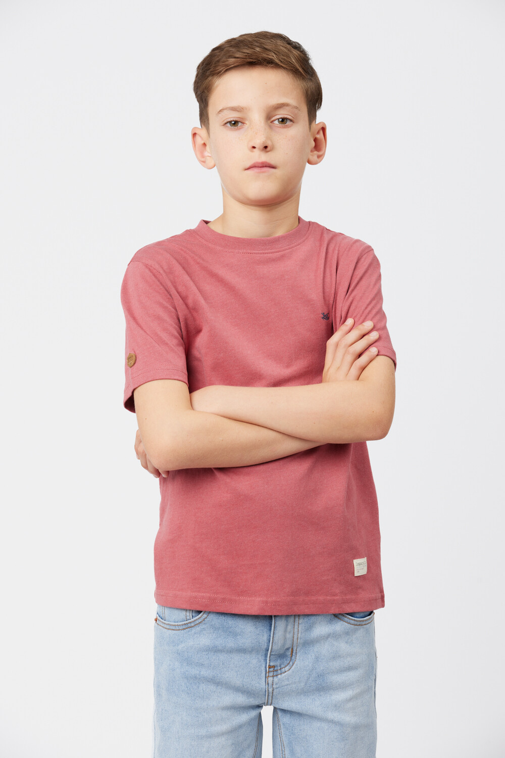 REMERA BÁSICA DE ALGODÓN Ladrillo