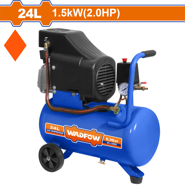 COMPRESOR DE AIRE 24 LT 2HP WADFOW WAP3A24 COMPRESOR DE AIRE 24 LT 2HP WADFOW WAP3A24