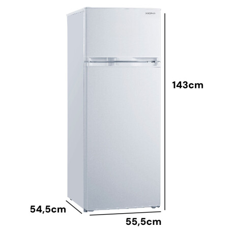 heladera refrigerador frío húmedo 211 litros WHITE