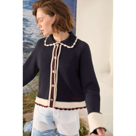 Cardigan Ola Azul