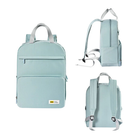 Mochila Plegable Unisex Liviana Impermeable p/Viaje y Paseo Verde