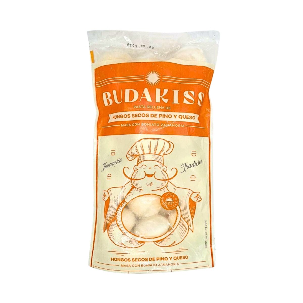 Pasta rellena Budakiss - 750 g - - Hongos y Queso 