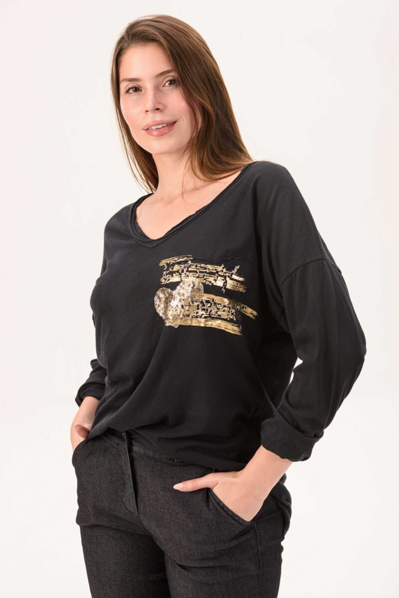 Blusa Nápoles - Negro 