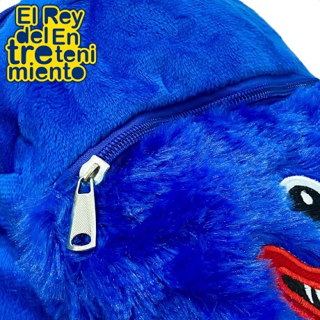 Mochila Peluche Infantil Huggy Wuggy Y Kissy Missy Azul