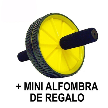 Rueda Abdominales Original + Mini Alfombra Ab Wheel Multicolor