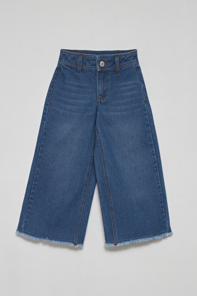 Pantalón de jean ancho Azul Medio