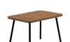 Juego de Comedor Stellar Rectangular 4 sillas Negro