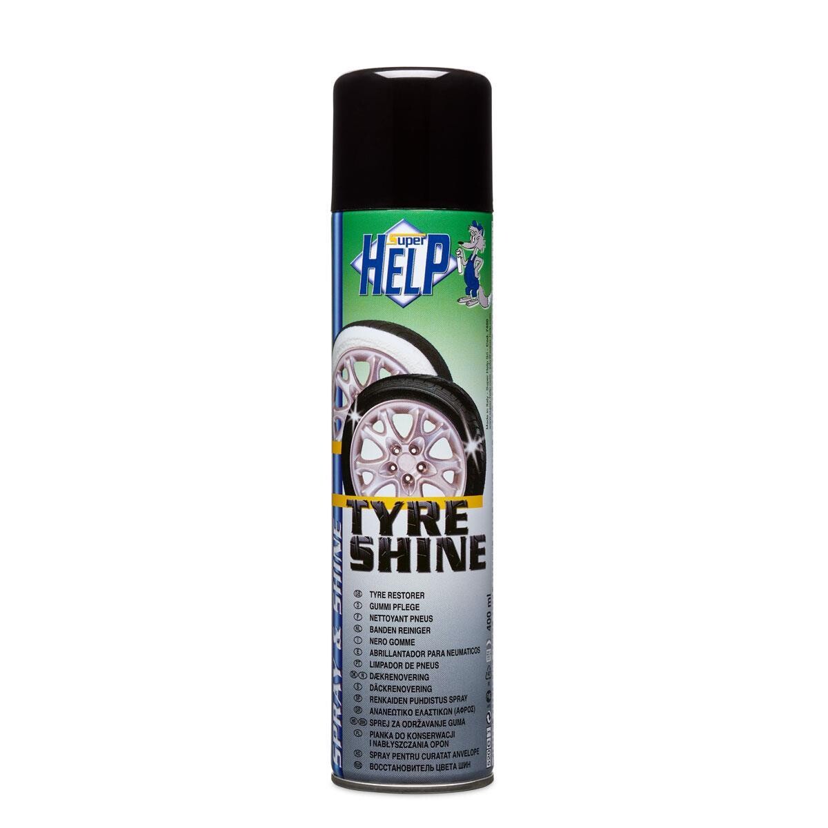 LIMPIEZA Y ACABADO - LIMPIADOR NEUMATICOS 400ML. SUPER HELP 