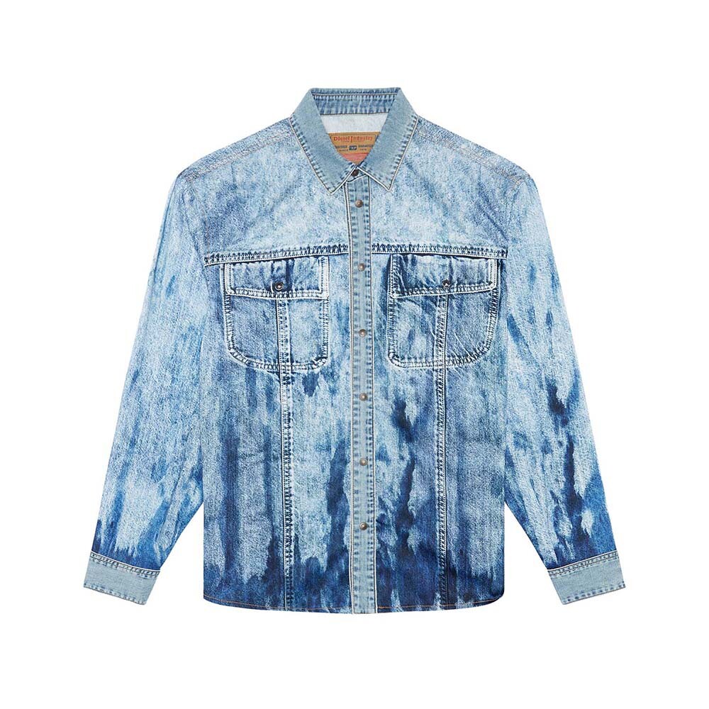 S-Gilly Shirt - Unisex Blue Denim