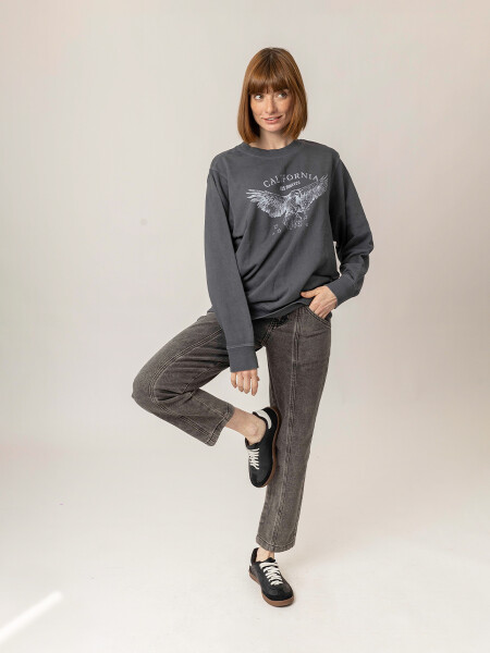 BUZO CALIFORNIA GRIS OSCURO