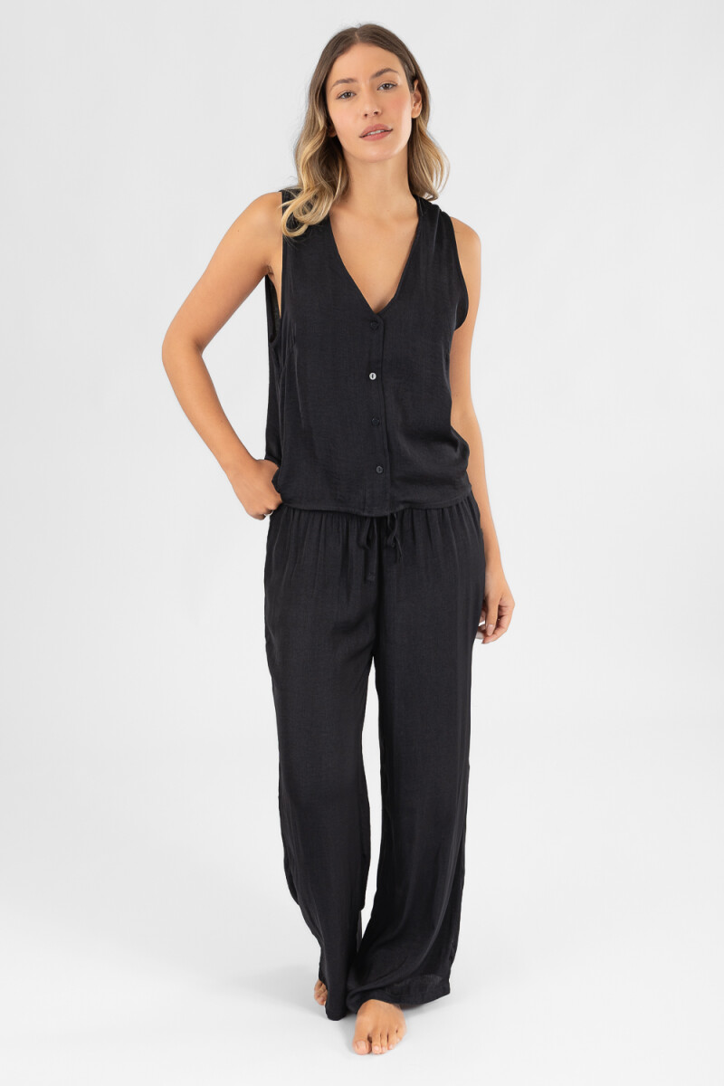 Vest pijama Negro