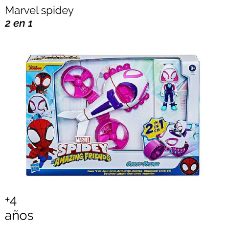 Playskool Spidey Figuras 10cm Y Vehículos Playskool Spidey Figuras 10cm Y Vehículos