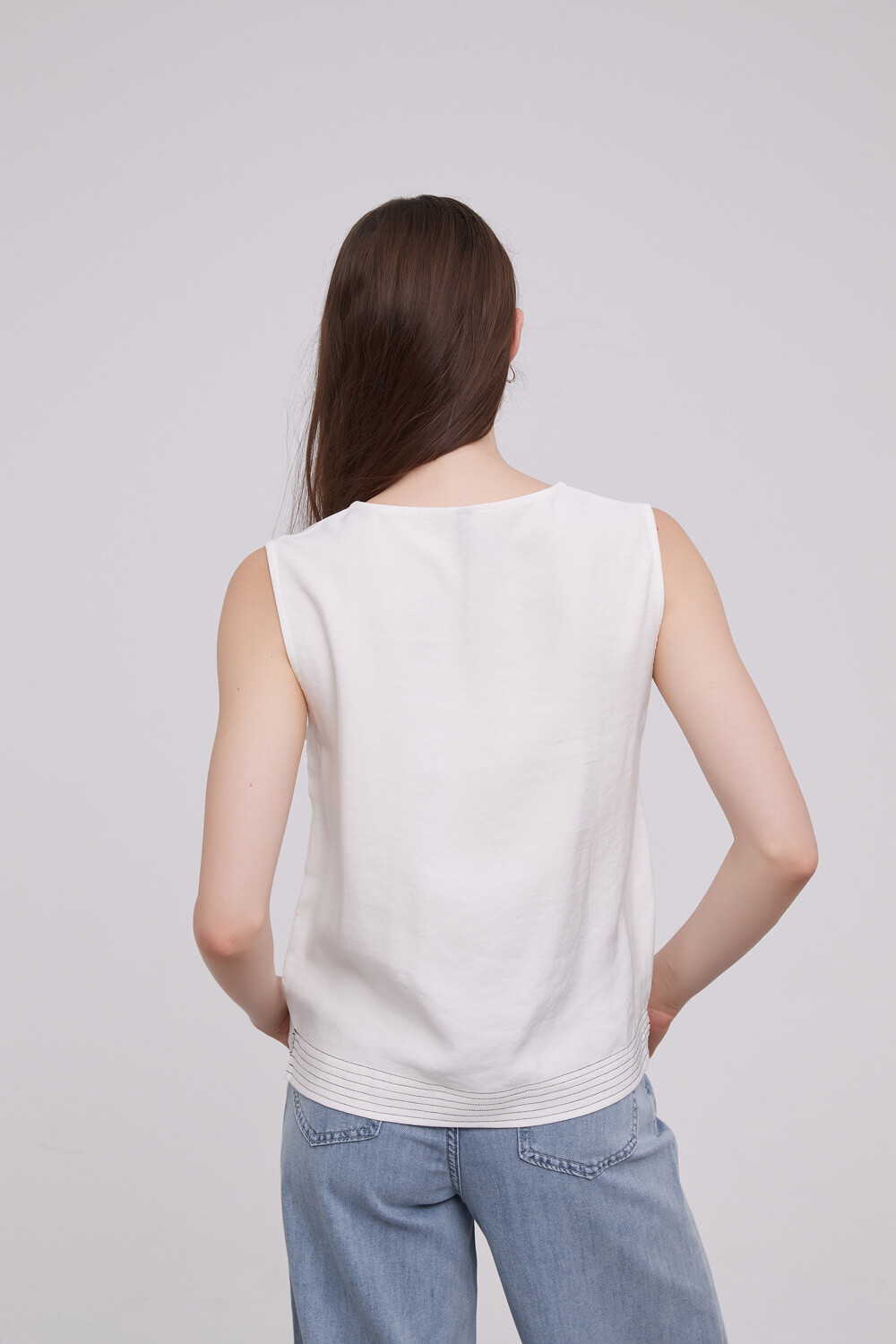 Musculosa Dayna Marfil / Off White