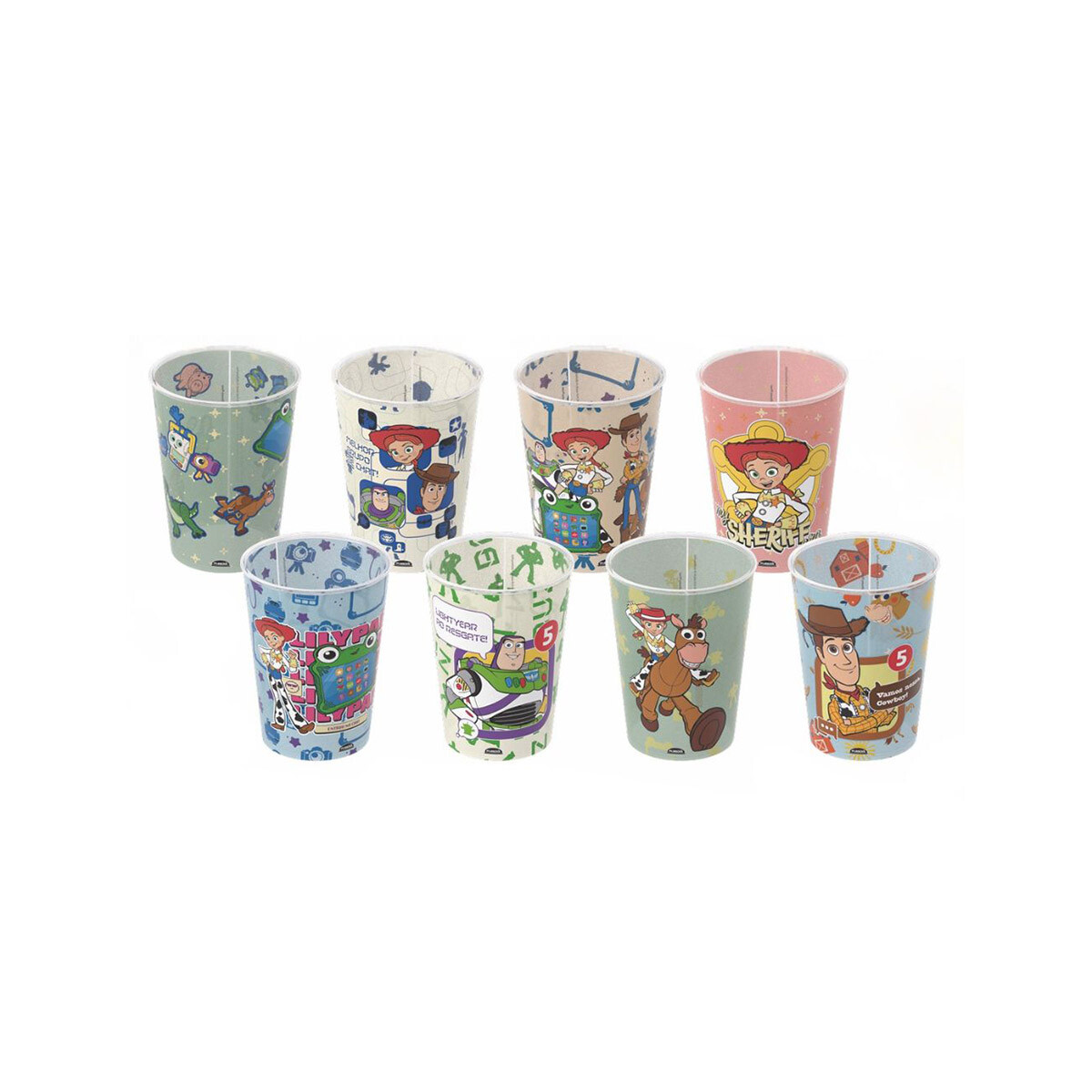 Vaso Plástico Toy Story 320 ml Diseños Surtidos 