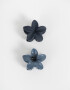 Broches Sets Hawaianas Set De Broches De Flor - Azul Marino