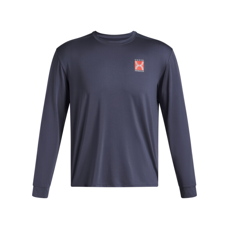 UA RUN 96 LONGSLEEVE-GRY GRY-044