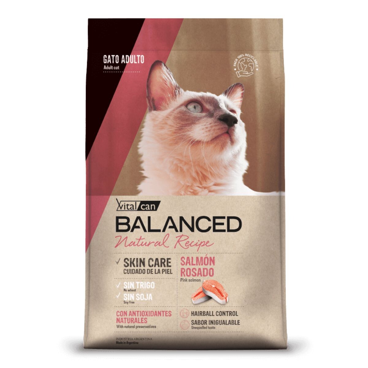 VITALCAN BALANCED GATOS ADULTOS SALMÓN - 15 KG 