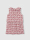 Vestido Estampado Flores Berenjena