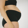 Culotte Maternal Lana – Suave Para Embarazo y Postparto Negro
