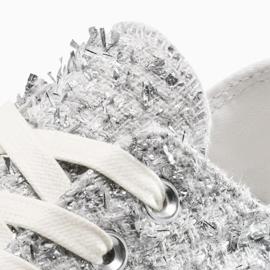 Championes Converse Chuck 70 Metallic Tweed Gris