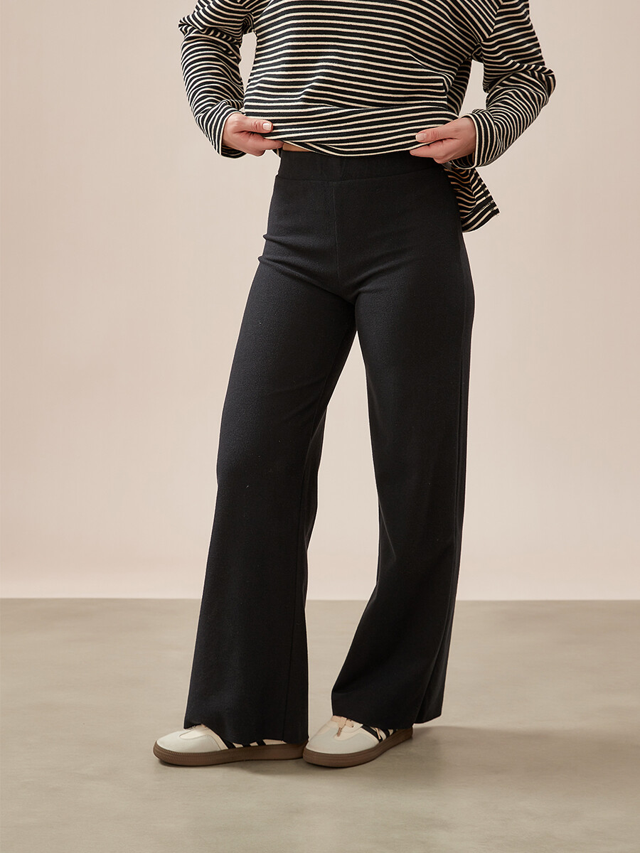 PANTALON NORA WIDE - NEGRO 