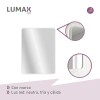 Espejo Vertical Lumax Suleban c/marco y luz 90x70cm Blanco
