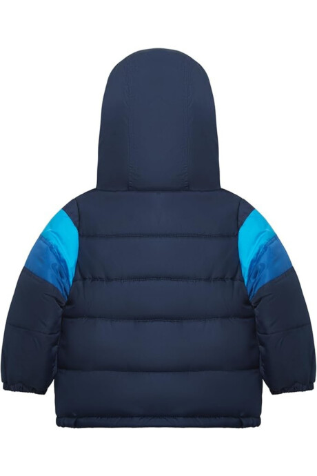 Campera resistente al agua, diseño colorblock Sin color