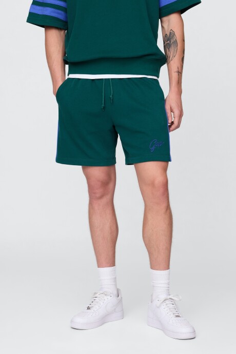 Short Deportivo Sin Felpa Logo Gap Hombre Rain Forest 19-5232 Tc