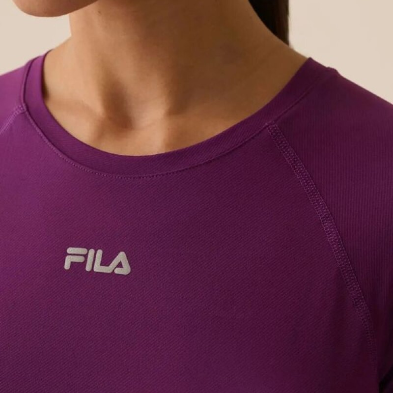 Remera FILA Bio III para Dama Violeta