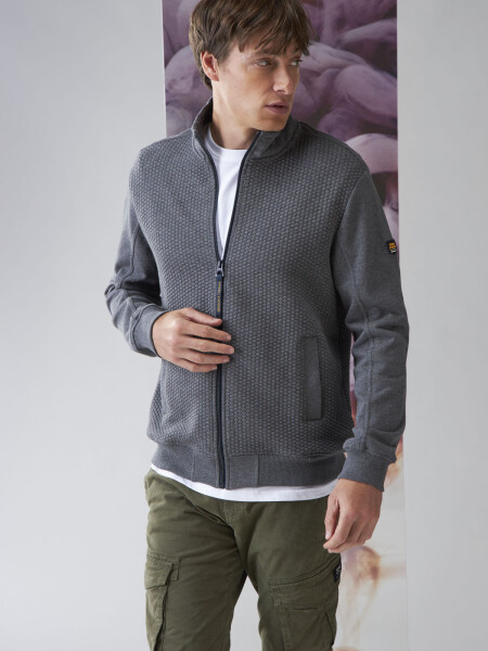 FLEECE MARSELLA GRIS OSCURO MELANGE