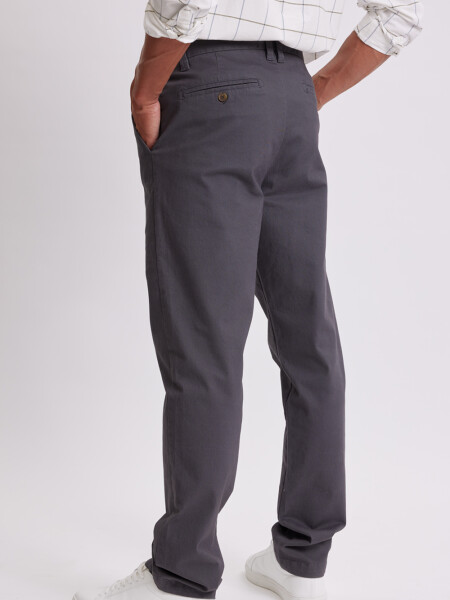 Pantalón chino Gris
