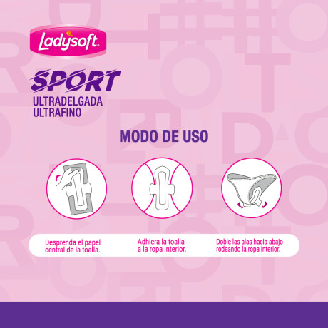 Toallitas Femeninas Ladysoft Toalla Sport 8 Unidades Toallitas Femeninas Ladysoft Toalla Sport 8 Unidades