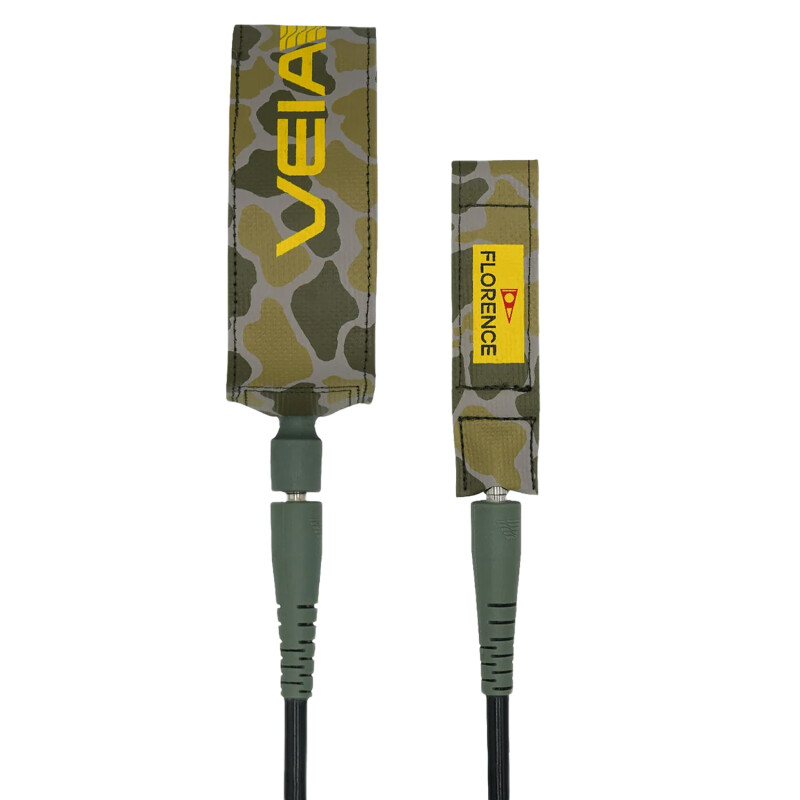 Leash Veia JJF Pro 6' Comp - Florence Camo Leash Veia JJF Pro 6' Comp - Florence Camo