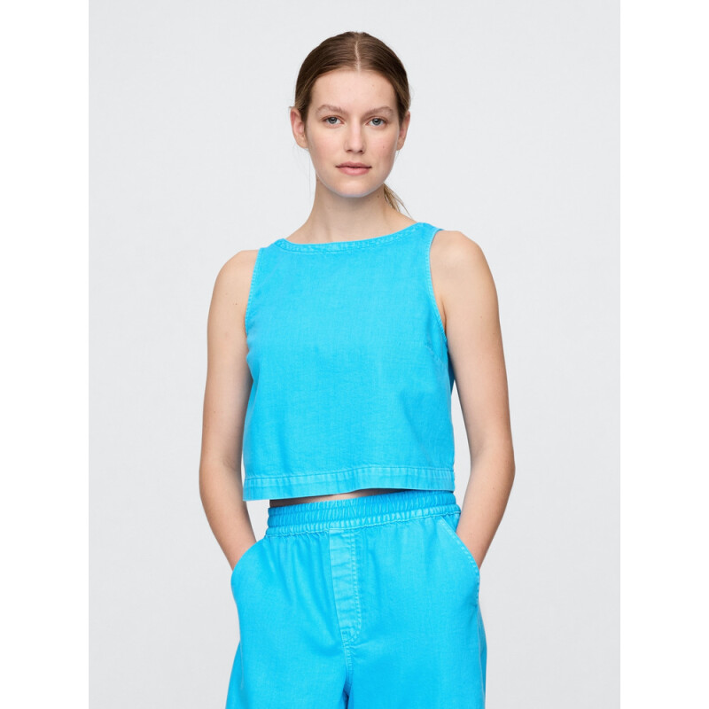 SL SHELL TANK - CYAN BLUE CYAN BLUE 579