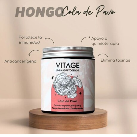 Cola de Pavo 90 Cáps Vitage Cola de Pavo 90 Cáps Vitage