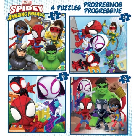 Puzzle Educa Progresivo Spidey Y Sus Sorprendentes Amigos Puzzle Educa Progresivo Spidey Y Sus Sorprendentes Amigos
