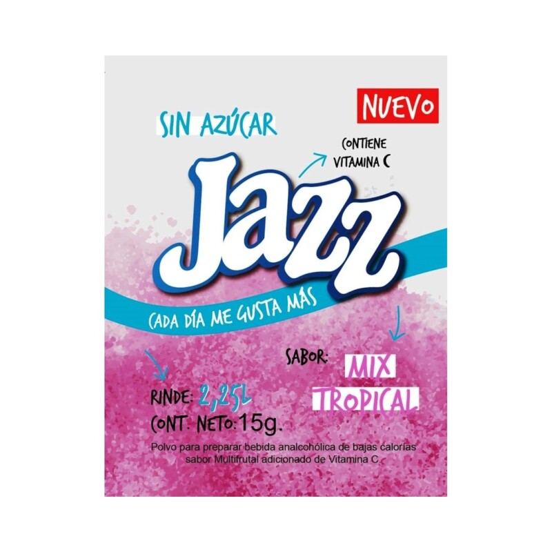 JAZZ 2.25LT. SOBRE 15G Jazz 2.25lt. Sobre 15g