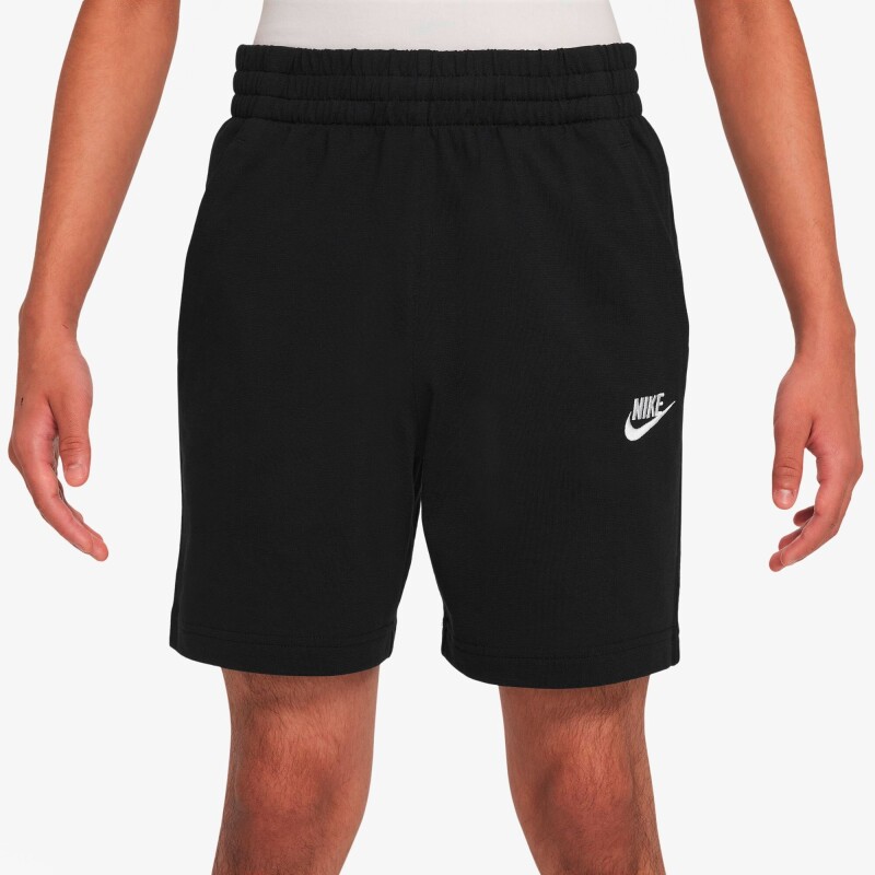 K NSW CLUB KNIT SHORT 6IN LBR Negro