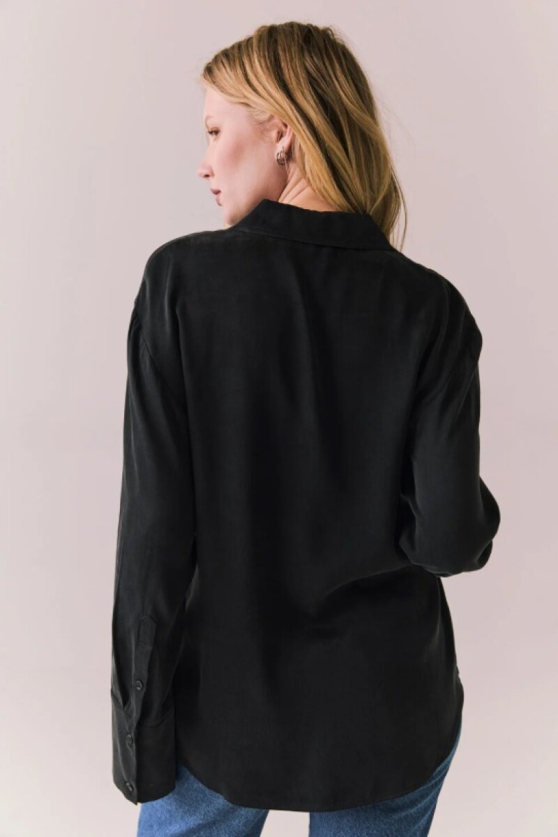 SILKY TWILL HELENAA BUTTON DOW Negro