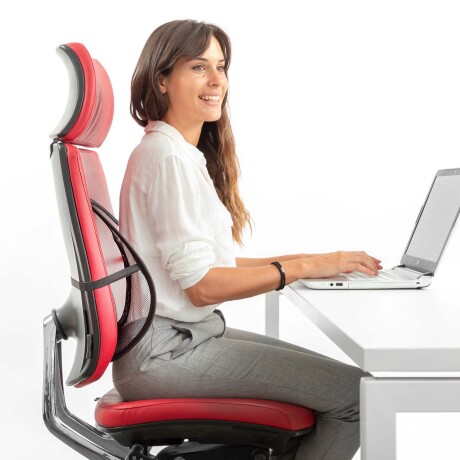 RESPALDO LUMBAR POLIESTER-Y-PVC NEGRO V0103128