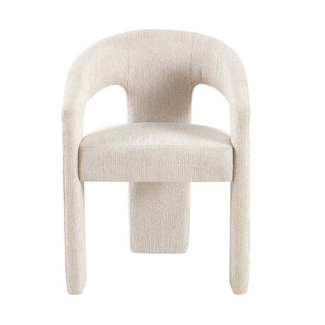 SILLA DE COMEDOR TELA MARRON JAZMÍN