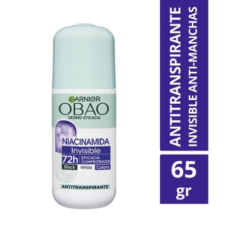 GARNIER OBAO DESODORANTE ROLL ON NIACINAMIDA 65gr GARNIER OBAO DESODORANTE ROLL ON NIACINAMIDA 65gr