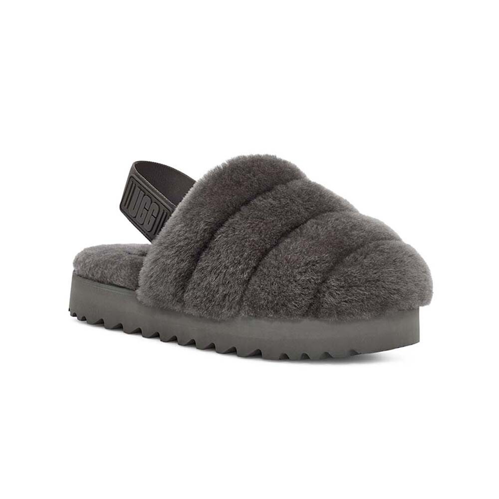 Super Fluff Slipper W - Mujer Charcoal