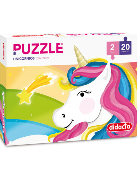 Set de 2 puzzles Didacta de Unicornios 40 piezas Set de 2 puzzles Didacta de Unicornios 40 piezas