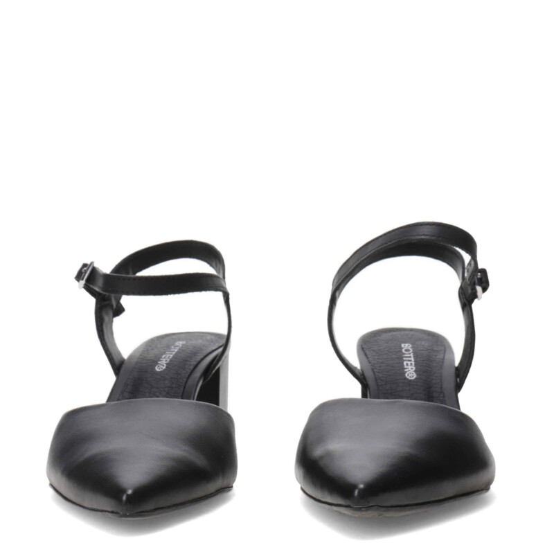 Zapatos de Mujer Bottero Abiertos con Tobillera Negro