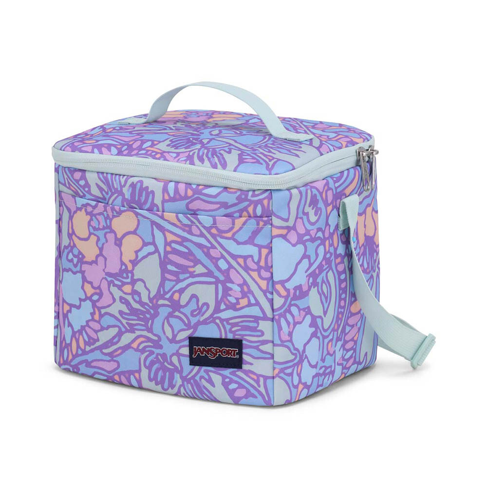 Super Snack Fluid Floral Pastel Lilac