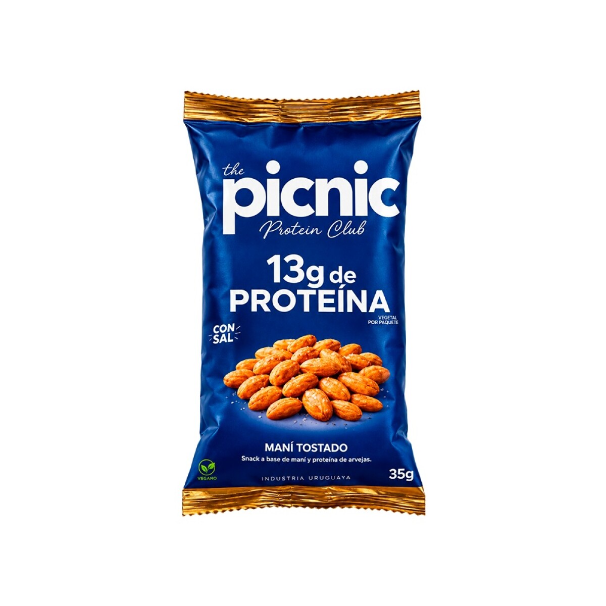 Maní Tostado con Sal +13 Proteína 35g Picnic 